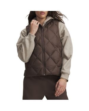 Under Armour Legend Quilted Down Vest - Gray