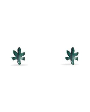 Lele Sadoughi Paper Lily Stud Earrings - Black