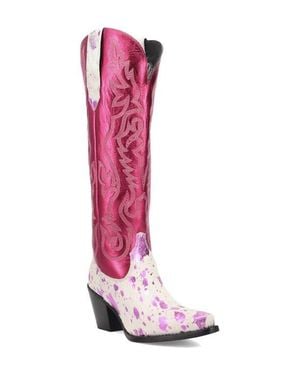 Dingo Take No Bull Knee High Western Boot - Pink