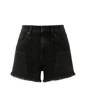 Pcfg Boomerang Denim Shorts - Black
