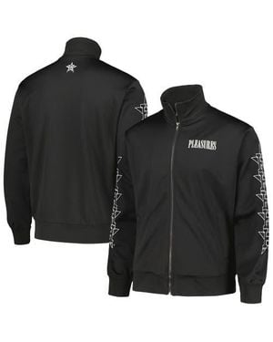 Pleasures Houston Astros Pitcher Full-Zip Track Jacket - Black