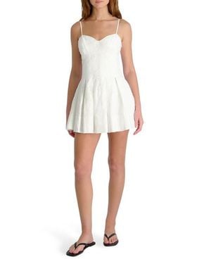 French Connection Svea Floral Cotton Eyelet Minidress - White