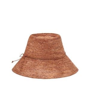 LSPACE Seville Raffia Bucket Hat - Brown