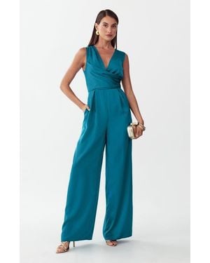 Willa Livleigh Jumpsuit - Blue