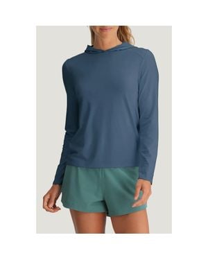 Free Fly Shade Performance Ii Hoodie - Blue