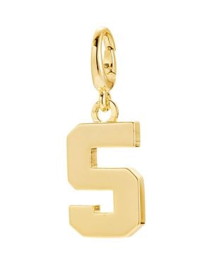The Drip Bros Drip Digits Number Pendant Charm - Metallic