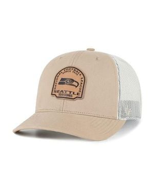 '47 Seattle Seahawks Bonehide Trucker Adjustable Hat - Natural