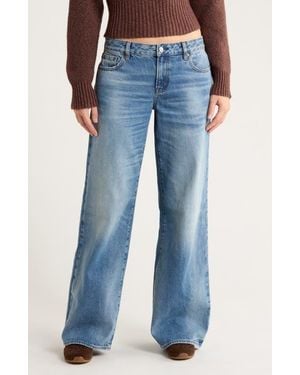 PacSun Casey Low Rise Baggy Wide Leg Jeans - Blue