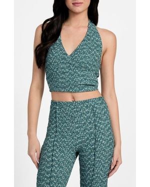Guess Naleny Knit Halter Top - Green