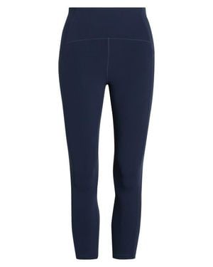Zella Studio Luxe High Waist Pocket Crop Leggings - Blue