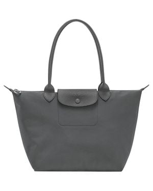 Longchamp Medium Le Pliage One Nylon Shoulder Tote - Black
