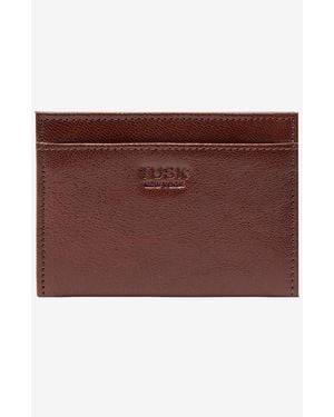 Tusk Leonardo Folded Card Case - Brown