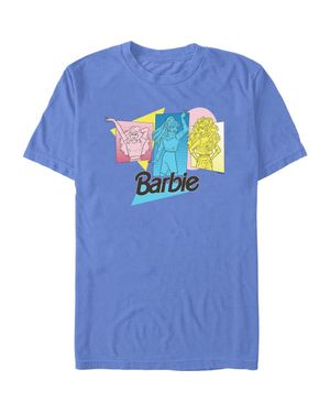 Barbie Vintage Pop Art Portraits T-Shirt - Blue