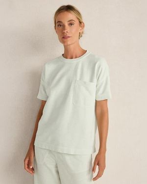 Haven Well Within Garment-Dyed Organic Cotton Slub Terry Tee - Natural