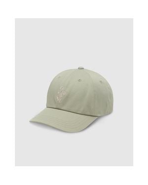 Tentree Flower Embroidery Peak Hat - Green