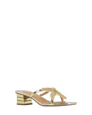 J. Reneé Sunstar Appliqué Sandal - Metallic