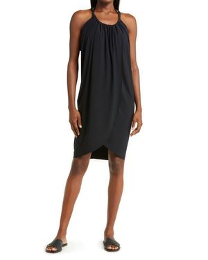 Magicsuit Draped Cover-Up Dress - Black