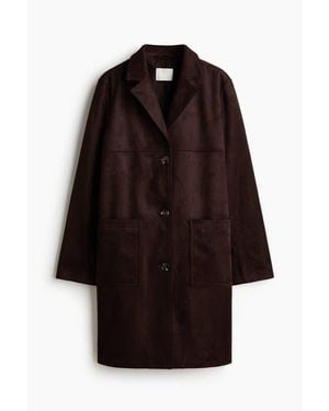 H&M Knee-Length Coat - Brown