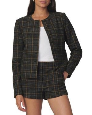 Joe's Jeans The Scottie Plaid Jacket - Black