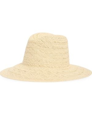 Vince Herringbone Weave Panama Hat - Natural