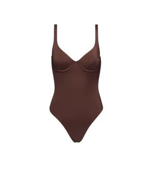 CUUP The Scoop One Piece Swim - Brown