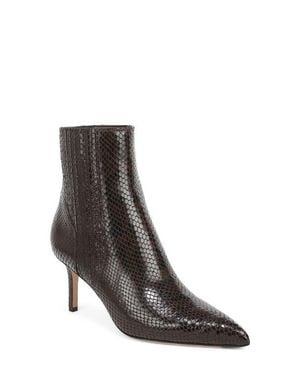 Veronica Beard Lisa 70Mm Pointed Toe Bootie - Brown