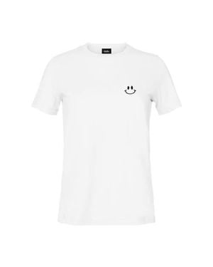 Alix Smile Face Tee - White