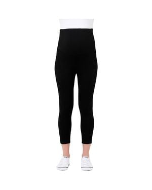 Ripe Maternity Organic Over Bump 3/4 Legging - Black