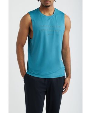 Saint Studio Ryan Sheckler Edition Tempo Enjoy Graphic Tech Tank - Blue