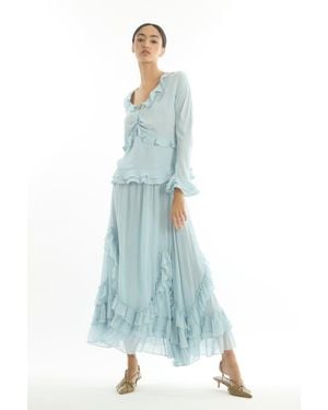 SECRET MISSION Elma Skirt - Blue
