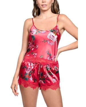 In Bloom Phoenix Short Pajamas - Red
