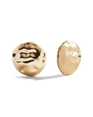 BaubleBar Odette Hammered Disc Earrings - Natural
