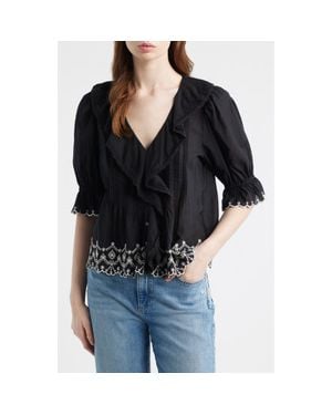 Madewell The Blaire Top - Black