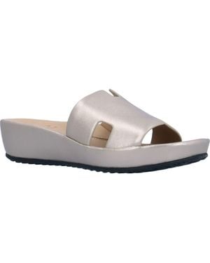 L'amour Des Pieds Catiana Platform Sandal - Gray