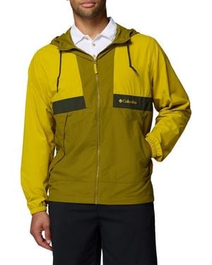 Columbia Spire Valley Water Repellent Windbreaker - Yellow