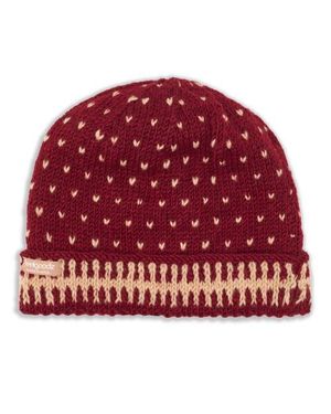 feel good Artisan Hand-Knit Appalachian Cap - Red