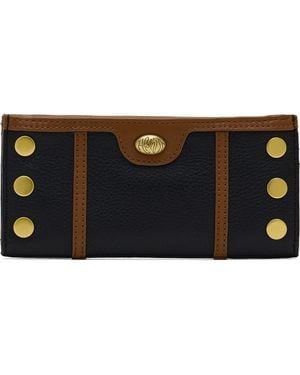 Hammitt 110 North Leather Wallet - Blue