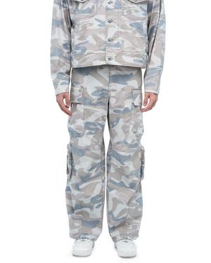Alpha Style Malaga Cargo Pants - Gray