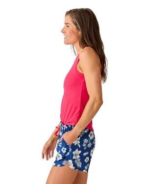 Carve Designs Lyra Rib Tank - Red