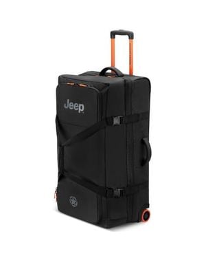 Jeep Js005A 31 Inch Two Wheel Rolling Travel Duffle Bag - Black