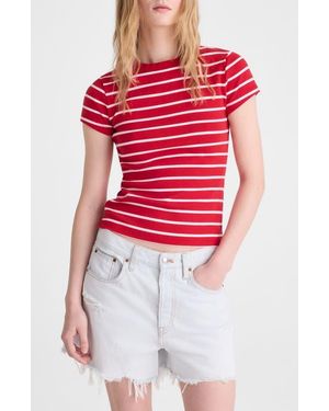Madewell The '90S Crewneck Cotton T-Shirt - Red