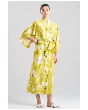 Natori Aurelia Charmeuse Robe - Yellow