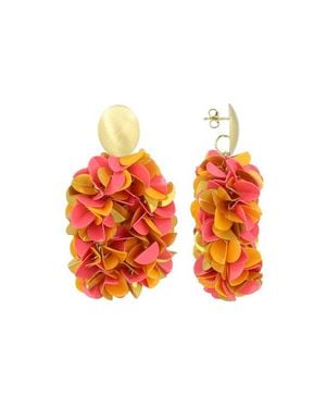 LOTT.gioielli Ce Sq Sequin Oval M - Orange