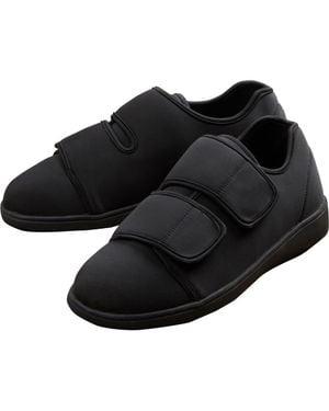 Kingsize Extra Wide Antimicrobial Walking Shoe - Black