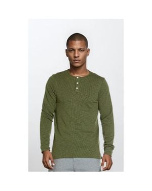Ledger & Ford Slate Folsom Henley - Green