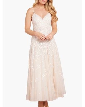 Needle & Thread Scatter Blossom Cami Ankle Gown - Natural