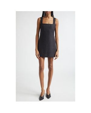 Posse Alice Linen Minidress - Black
