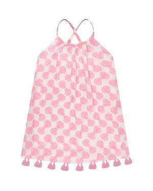 MER ST BARTH Mini Chantal Girl's Sundress - Pink