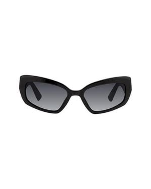 Kurt Geiger 55Mm Rectangular Sunglasses - Black