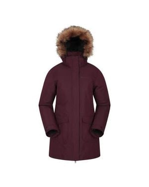 Mountain Warehouse Tarka Ii Long Padded Jacket - Purple